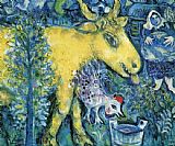 The Farmyard by Marc Chagall